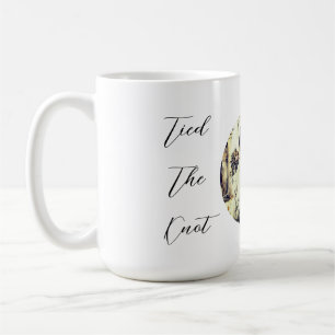 Typografie tied The Knot Couple Name Tasse