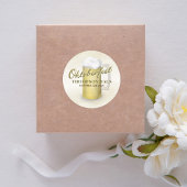 Typografie Trendy Script Oktoberfest Beer Runder Aufkleber