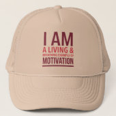 Typografie Trucker Hat Truckerkappe (Vorderseite)