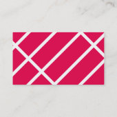 Typografie und Farbe Visitenkarte (Rückseite)