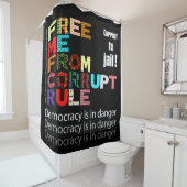 Typografie und Text Duschvorhang (Beispiel)