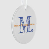 Typografie: Ursprüngliche Affirmationswörter halte Ornament (Vorderseite)