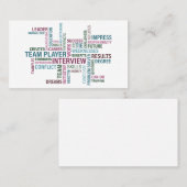 Typografie Visitenkarte (Vorne/Hinten)