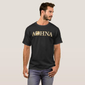 Typografie von Athen mit antikem Athenialuegel T-Shirt (Vorne ganz)