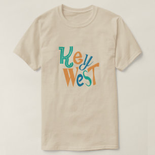 Typografie von Key West-Spaß T-Shirt