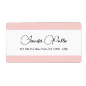 Typografie Vorlage Rosa Weißes Verschicken (Vorne)