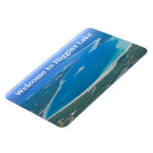 Typografie Willkommen im Higgins-See Magnet (Linke Seite)