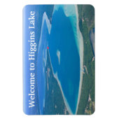 Typografie Willkommen im Higgins-See Magnet (Vertikal)