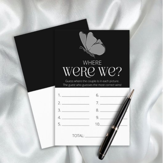 Typografie Wo waren wir Brautparty