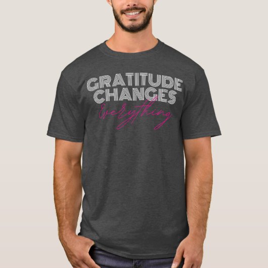 Typografie-Zitat-Geschenk T-Shirt (Vorderseite)