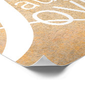 Typografie Zitat Poster Live Lachen Liebe (Ecke)