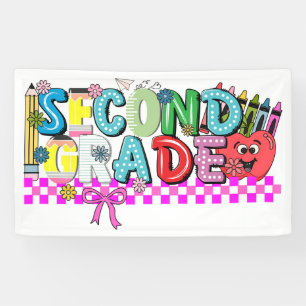 Typografie zweiter Klasse Banner