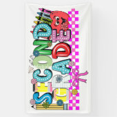 Typografie zweiter Klasse Banner (Vertikal)