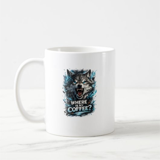 Typografiedesign für Mitarbeiter-Geschenke Kaffeetasse (Links)