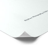 Typografieposter Slow Cooking Poster (Ecke)