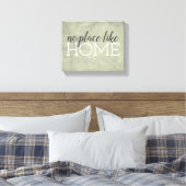 typografisch eingepackte Leinwand-Zuhause-Zitat Leinwanddruck (Insitu (Schlafzimmer))