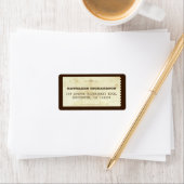 typografische alte Adressetiketten (Insitu)