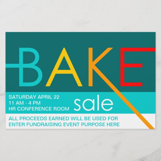 typografische Flyer (Vorne)