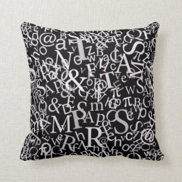 Typografische Kunst Kissen