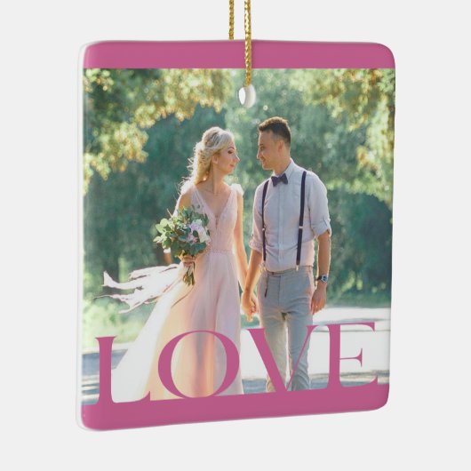 Typografische LIEBE Rahmen Design Ornament (Rechts)