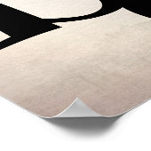 typografische Plakate sind grau und blau (Ecke)