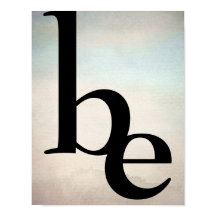 typografische Plakate sind grau und blau