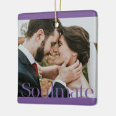 Typografische Seelenverwandtschaft und LIEBE Rahme Keramikornament (Links)