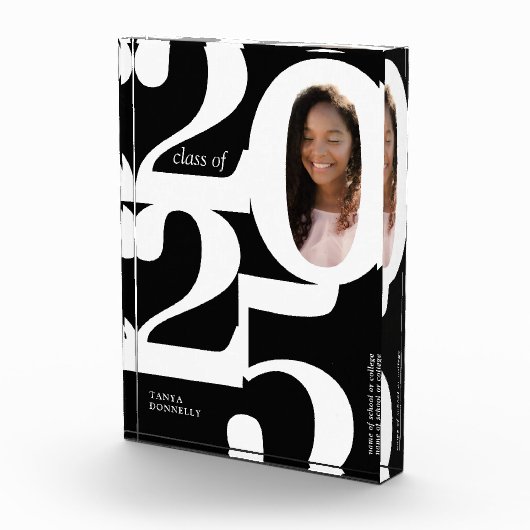 Typografischer 2025-Abschluss Fotoblock (Rechts)