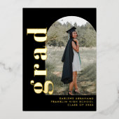 Typografischer Abschluss für das Foto der Schwarze Folieneinladung (Vorderseite)