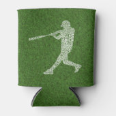 Typografischer Baseball Software Player kann Dosenkühler (Vorderseite)