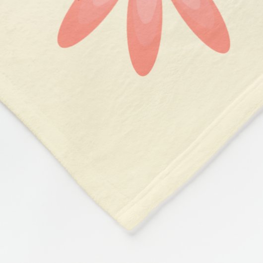 Typografischer Brief an die Mutter Fleecedecke (Ecke)