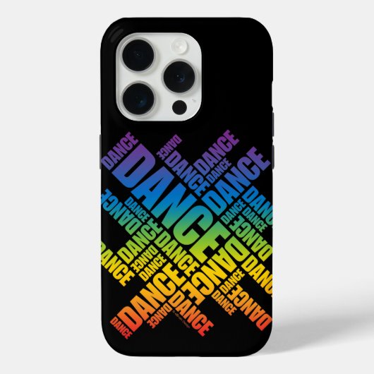 Typografischer Dance (Spektrum) iPhone 5 Fall Case-Mate iPhone Hülle (Rückseite)