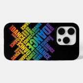 Typografischer Dance (Spektrum) iPhone 5 Fall Case-Mate iPhone Hülle (Rückseite (Horizontal))