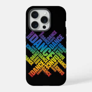 Typografischer Dance (Spektrum) iPhone 5 Fall 15 Pro Hülle