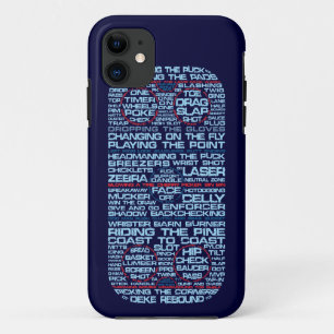 Typografischer Eis-Hockey-Eisbahn iphone 5 Fall Case-Mate iPhone Hülle