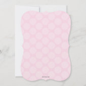 Typografischer Erste Heilige Kommune Tochter Einladung (Rückseite)