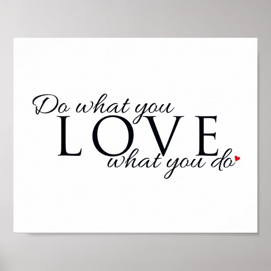 Typografischer Schwarz-Weiß-Scandi Inspiration Poster (Vorne)