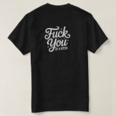 typografischer T - Shirt, fett gedruckter Text, Ei T-Shirt (Design Rückseite)