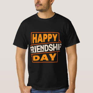 typografischer T - Shirt für Freundschaft