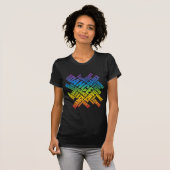 Typografischer Tanz (Spektrum) T-Shirt (Vorne ganz)