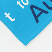 Typografisches ART Design, Personalisieren für ein Fleecedecke (Ecke)