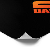 Typografisches Dance-Poster (Spectrum) Poster (Ecke)