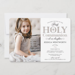 Typografisches Foto Einladung