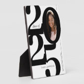 Typografisches Foto Graduate 2025 Fotoplatte (Seite)