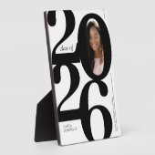 Typografisches Foto Graduate 2025 Fotoplatte (Seite)