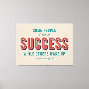 typografisches Motivierend Poster Leinwanddruck
