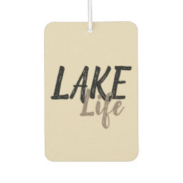Typografisches nautisches LAKE LIFE | Autolufterfrischer