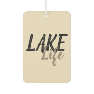 Typografisches nautisches LAKE LIFE Autolufterfrischer