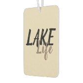 Typografisches nautisches LAKE LIFE | Autolufterfrischer (Links)