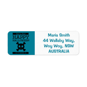 Typografisches Retro Halloween